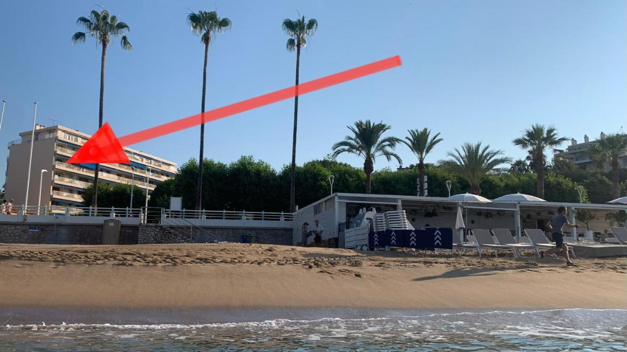 קאן Vue Mer Exceptionnelle Sur Plage Du Midi En 1Re Ligne- 2 Chambres מראה חיצוני תמונה